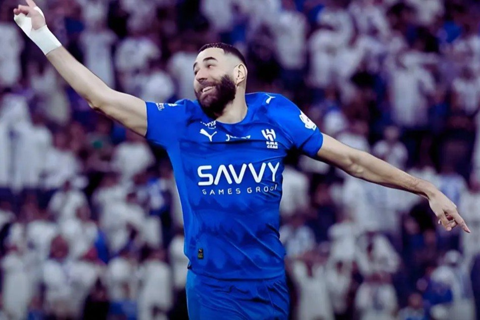 الهلال با درخشش بنزما، الخلود را ۶-۰ در هم کوبید