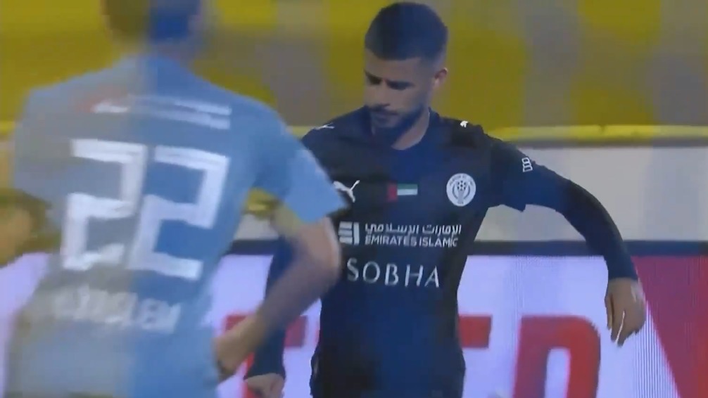 گل اول النصر امارات به الظفره (پاس گل قایدی)