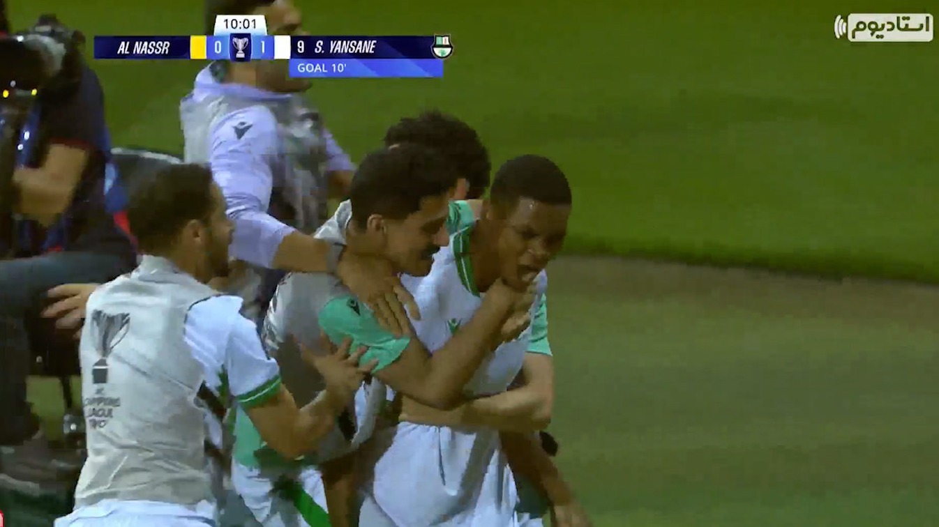 گل اول الاهلی قطر به النصر (یانزانه)