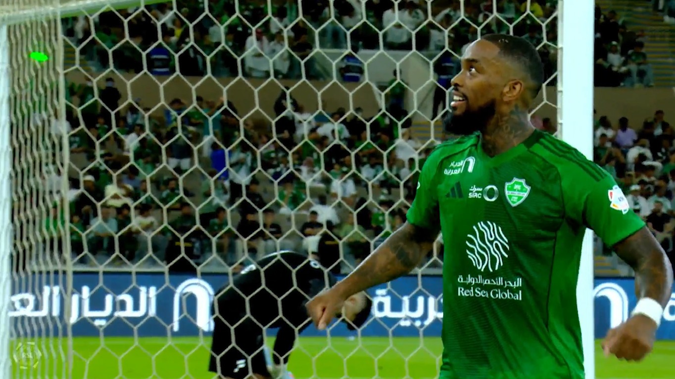 گل دوم الاهلی عربستان به الفتح عربستان (دبل ایوان تونی)