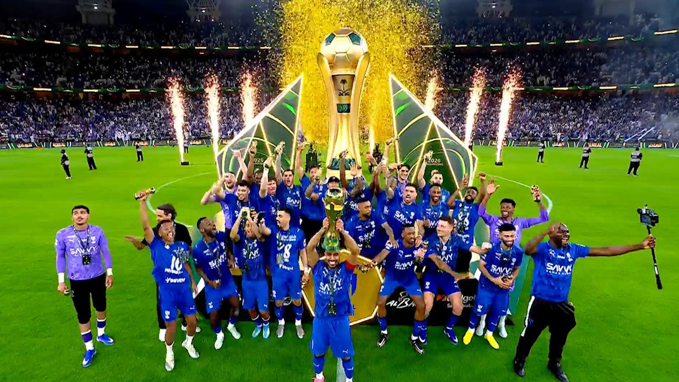 جشن قهرمانی الهلال در جام حذفی عربستان