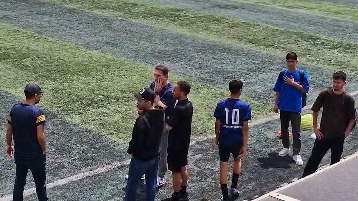 حضور محسن مسلمان در آکادمی پرسپولیس