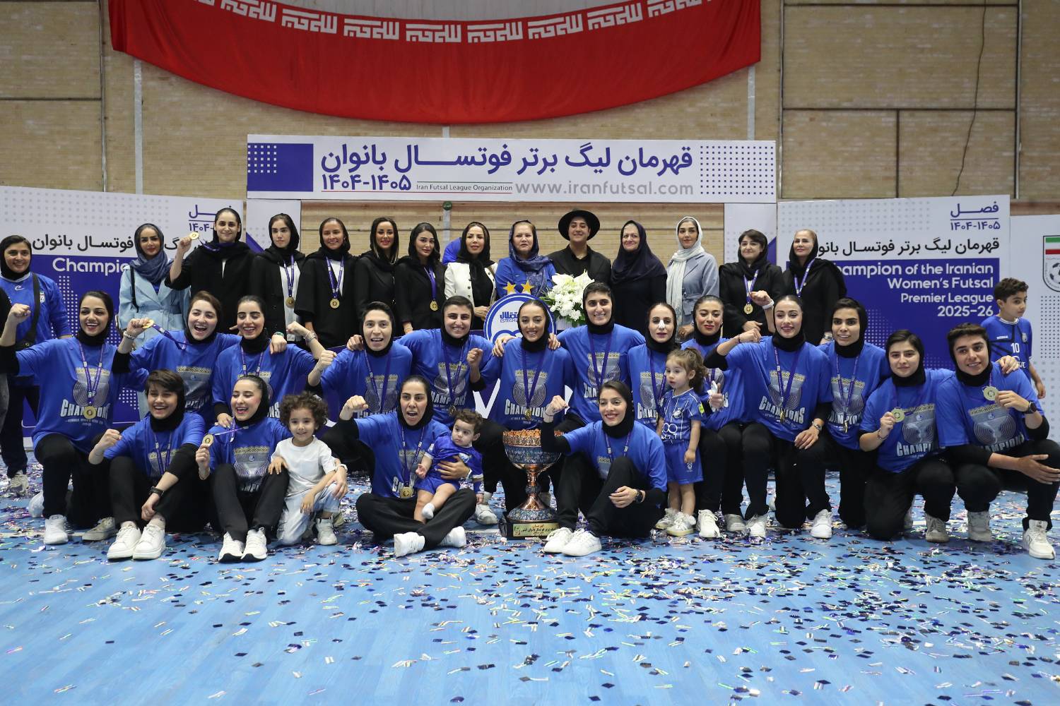 گزارش تصویری قهرمانی تیم فوتسال بانوان استقلال