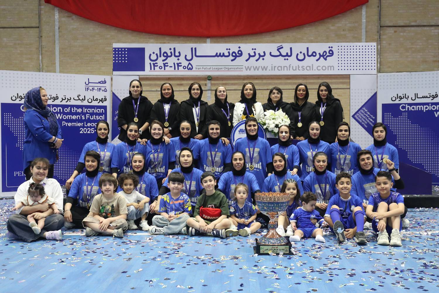 گزارش تصویری قهرمانی تیم فوتسال بانوان استقلال