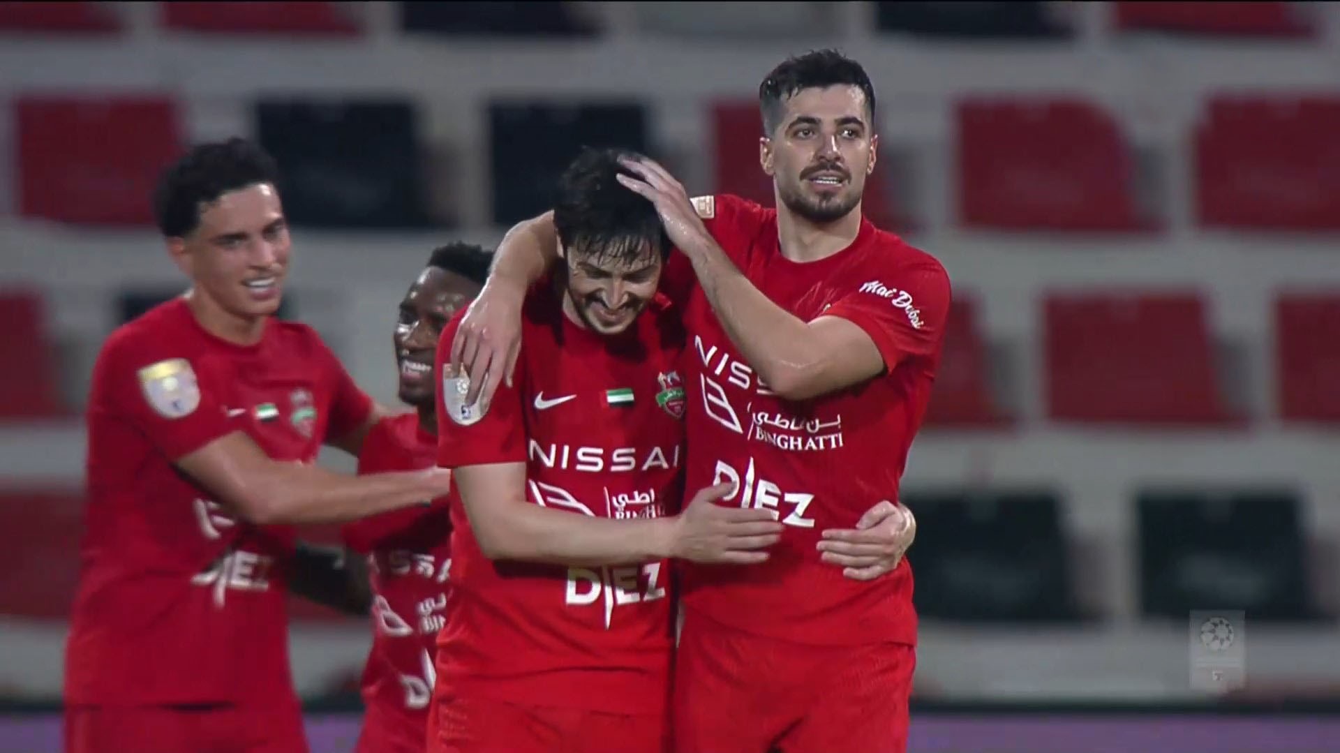 گل اول شباب الاهلی به البطائح (سعید عزت اللهی)
