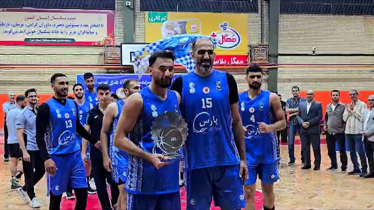 جشن قهرمانی استقلال در لیگ برتر بسکتبال کشور