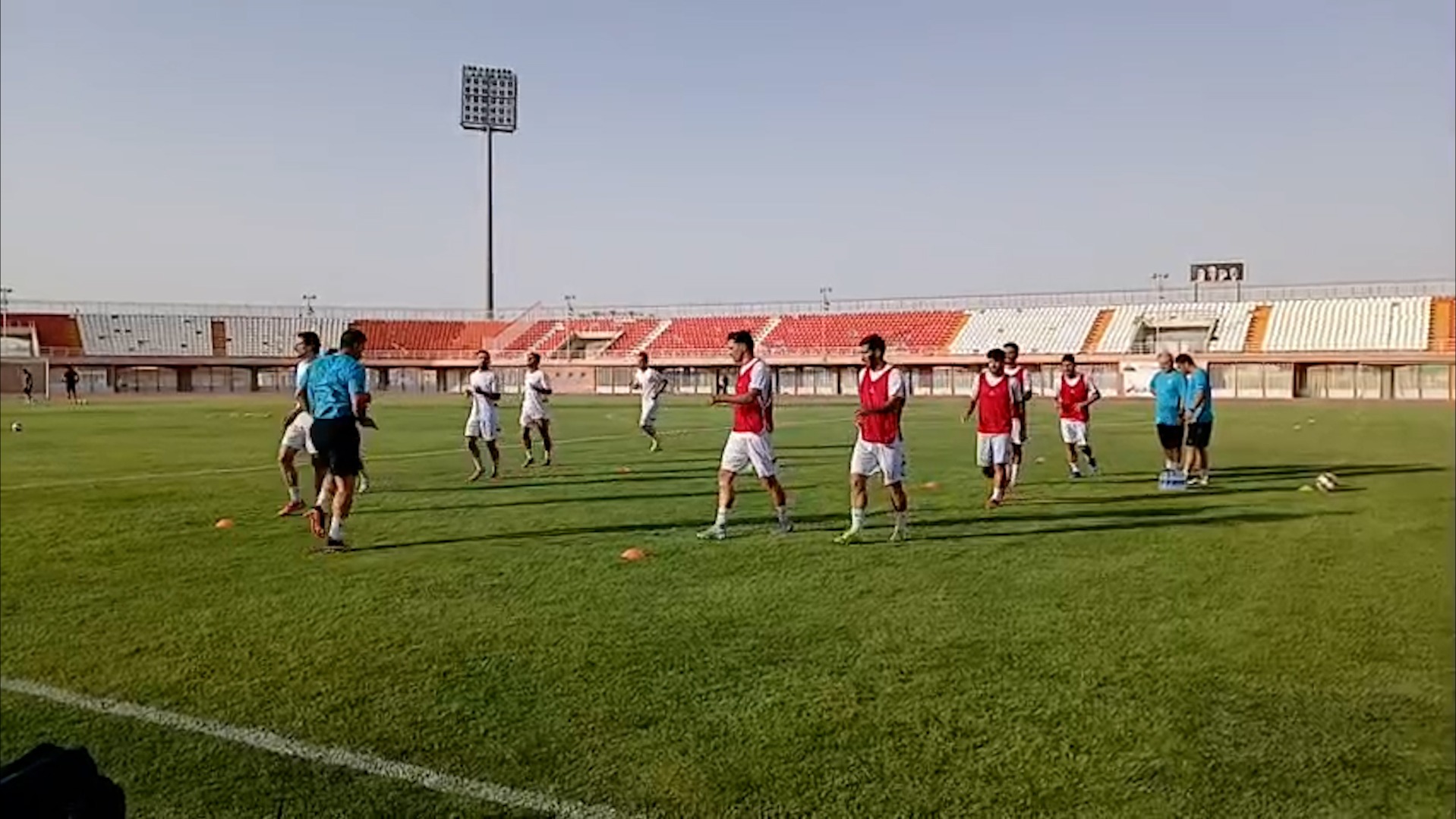 گرم کردن تیم نفت و گاز گچساران پیش از تقابل با مس کرمان