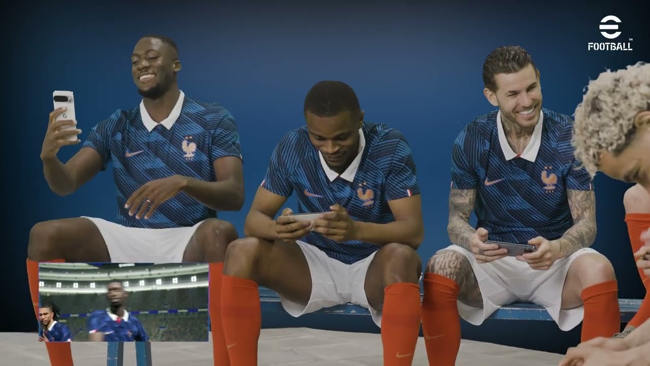 چالش eFootball نسخه موبایل، همراه با بازیکنان تیم ملی فرانسه