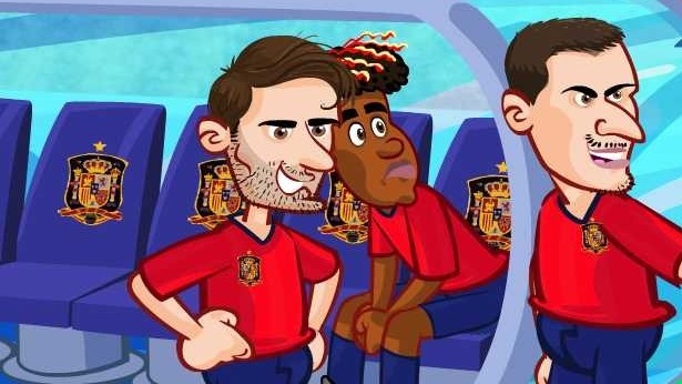 انیمیشن طنز بازی اسپانیا 0-0 کیپ ورد