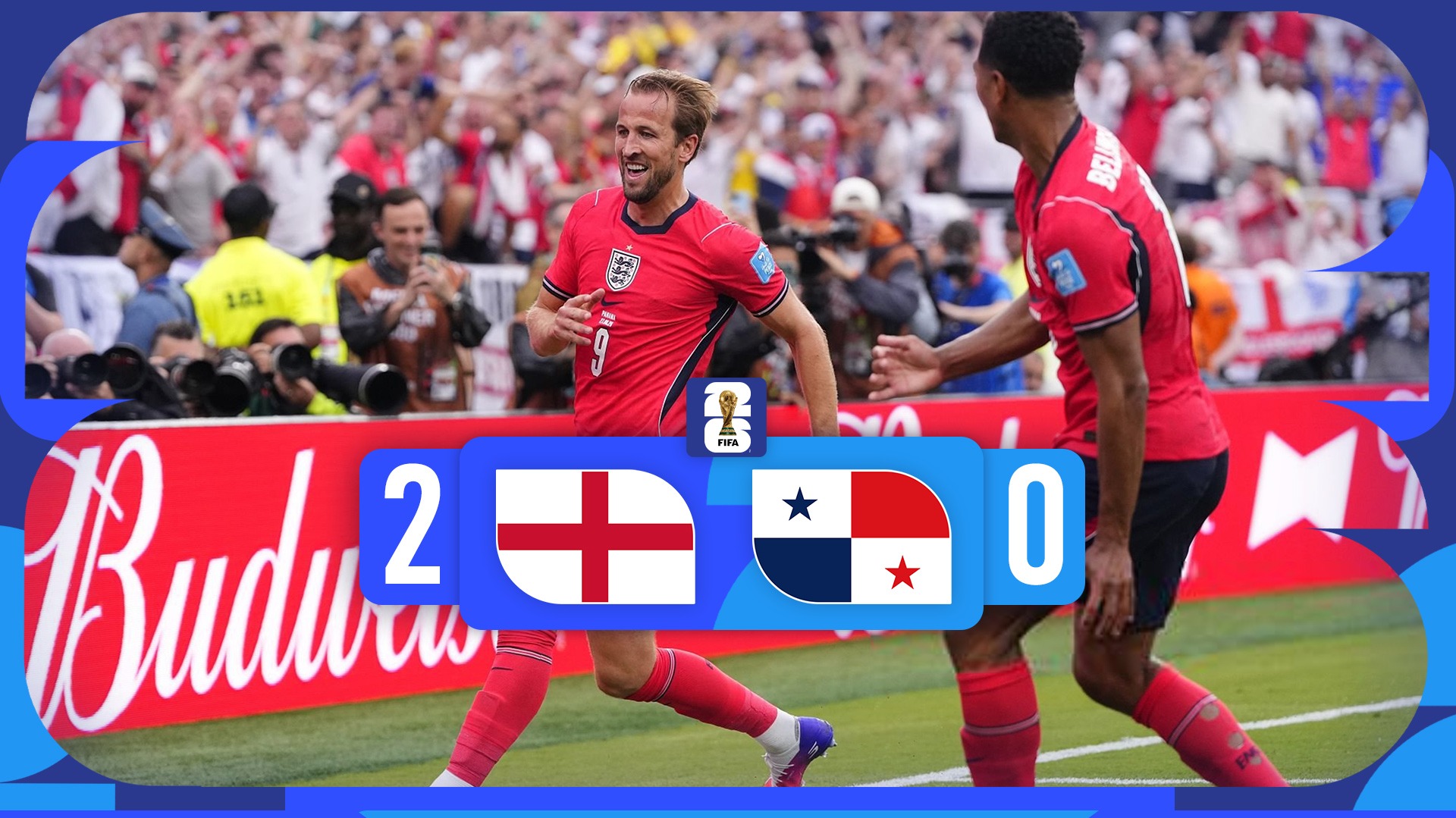 خلاصه بازی پاناما 0-2 انگلیس