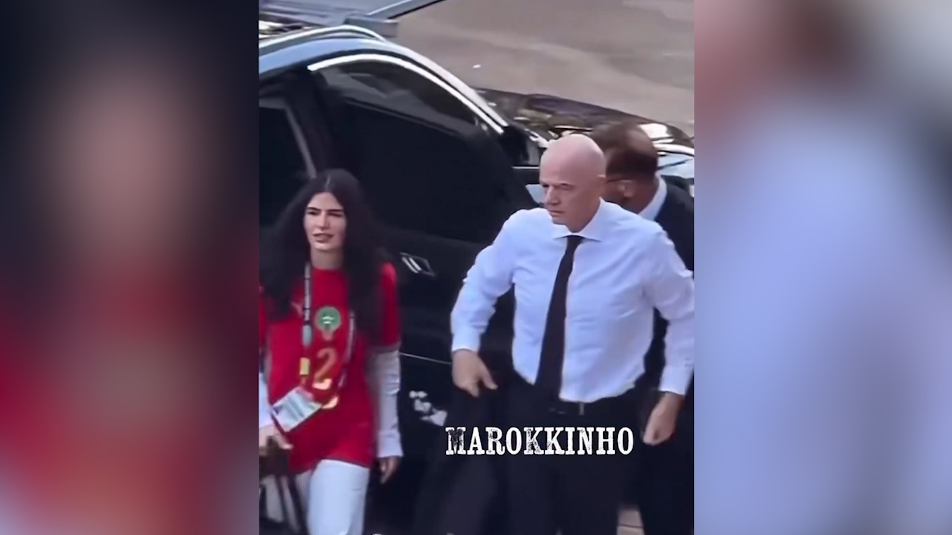 ویدیو جالب توجه از دختر اینفانتینو رئیس فیفا، با پیراهن تیم ملی مراکش!