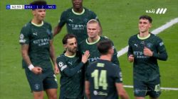 گل دوم منچستر سیتی به رئال مادرید (ارلینگ هالند - پنالتی)