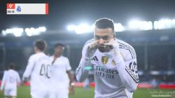 گل اول رئال مادرید به دپورتیوو آلاوز (کیلیان امباپه)