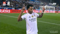 گل دوم رئال مادرید به دپورتیوو آلاوز (رودریگو)