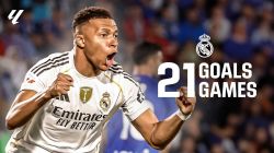 21 گل امباپه در 21 بازی لالیگا فصل 26-2025