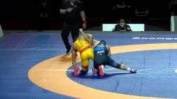 شکست سنگین 13-3 حسن یزدانی مقابل حریف آمریکایی در فینال کشتی رنکینگ زاگرب