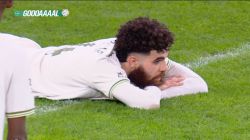 گل دوم الاهلی عربستان به الحزم (گل به خودی تنکر)