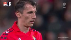 گل اول اوساسونا به رئال مادرید (بودیمیر - پنالتی)