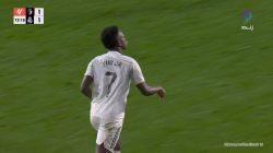 گل اول رئال مادرید به اوساسونا (وینیسیوس)