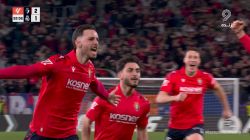 گل دوم اوساسونا به رئال مادرید (رائول گارسیا)