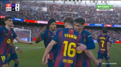 گل سوم بارسلونا به لوانته (گل تماشایی فرمین لوپز)