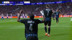 گل اول کلوب بروژ به اتلتیکو مادرید (اوردونز گوئررو)