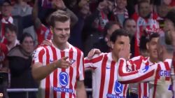 گل چهارم اتلتیکو مادرید به کلوب بروژ (هت تریک الکساندر سورلاث)