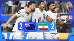 خلاصه بازی ایران 2-2 نیوزیلند