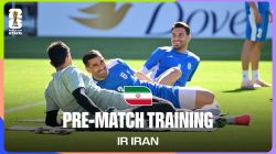 آخرین تمرین تیم ملی ایران برای تقابل با بلژیک