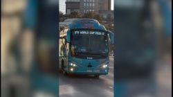 تدابیر شدید امنیتی هنگامی که تیم ملی ایران به تیخوانا بازگشت