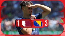 خلاصه بازی بوسنی 3-1 قطر