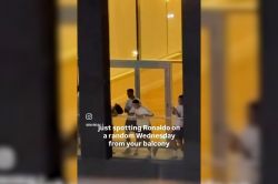 حرکت زیبای رونالدو برای هواداران در تورنتو