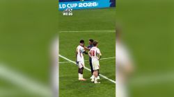 دلداری لیونل اسکالونی به بازیکنان انگلیس در پایان دیدار نیمه نهایی