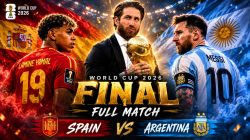 بازی کامل اسپانیا 1-0 آرژانتین (فینال جام جهانی 2026)