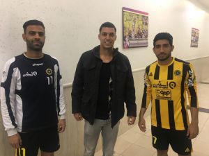 حضور برزیلی تستی سپاهان در نقش جهان (عکس)