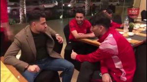 حضور مرتضی پورعلی گنجی در اردوی پرسپولیس در قطر