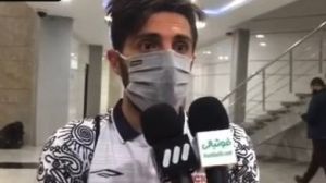 اختصاصی/ مصاحبه سامان نریمان جهان پس از تساوی تراکتور مقابل فولاد