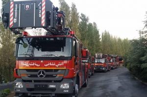 آتشسوزی در ساختمان مشترک فدراسیونهای ورزشی در ورزشگاه شیرودی