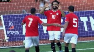 پاس گل محمد صلاح برای مصر مقابل سیرالئون
