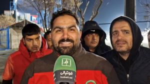 گفت و گو با هواداران پرسپولیس بعد از بازی با آلومینیوم اراک