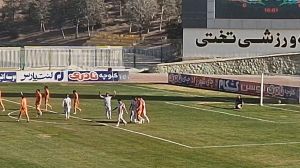 گل اول بعثت کرمانشاه به سایپا (مجتبی ممشلی)