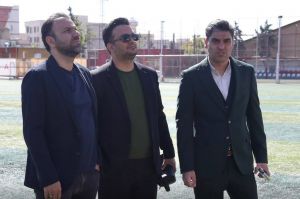 بازدید پیمان حدادی از ورزشگاه درفشی فر