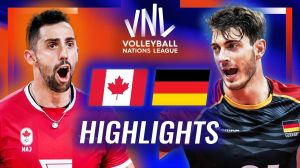 خلاصه بازی کانادا 2-3 آلمان (لیگ ملت های والیبال)