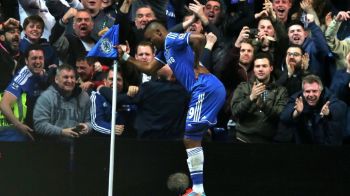 شادی گل ستاره کامرونی با عصا برای مسخره کردن مورینیو!