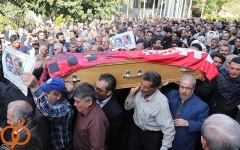 پیکر آشتیانی در قطعه نامآوران به خاک سپرده شد
