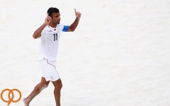 دو جایزه مهم برای فوتبال ساحلی ایران حسینی و احمدزاده بهترین شدند