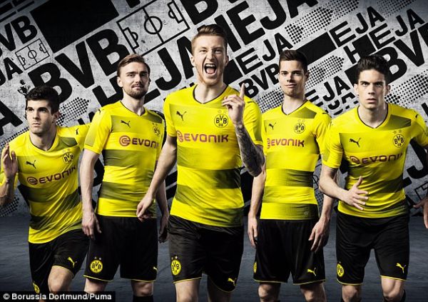 رونمایی دورتموند از پیراهن فصل آینده عکس