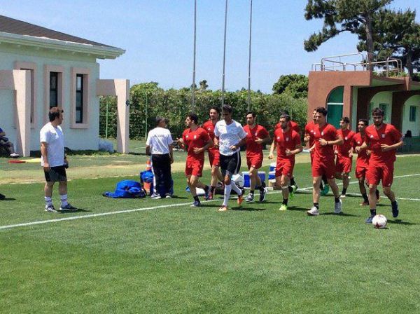 استارت جوانان ملیپوش برای دیدار با زامبیا عکس