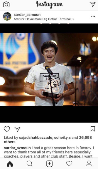  چراغ سبز سردار برای ماندن در روستوف  عکس