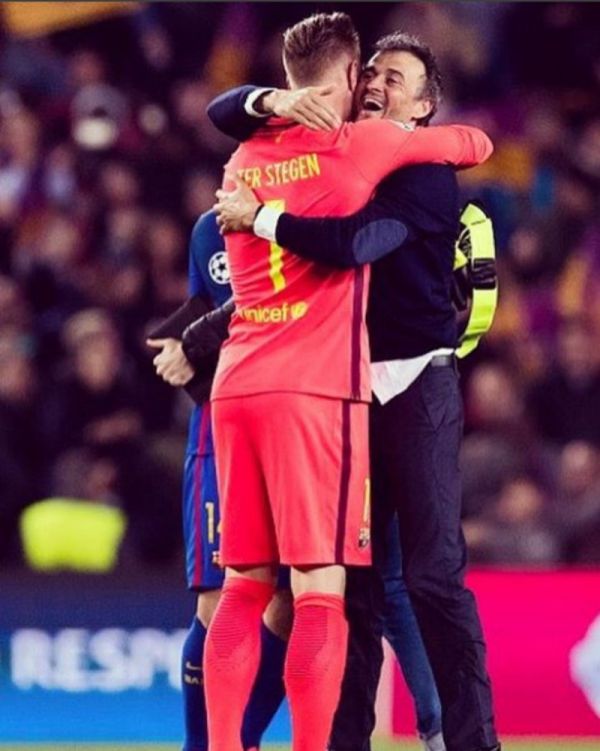 تشکر ویژه تراشتگن از لوئیس انریکه عکس